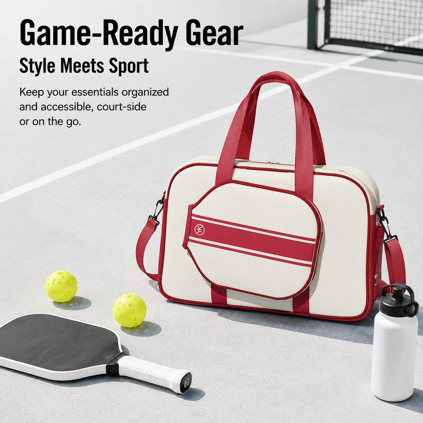 Pickleball Schlägertasche Und Halter, Outdoor Sporttasche für Pickleball Und Badminton Training.