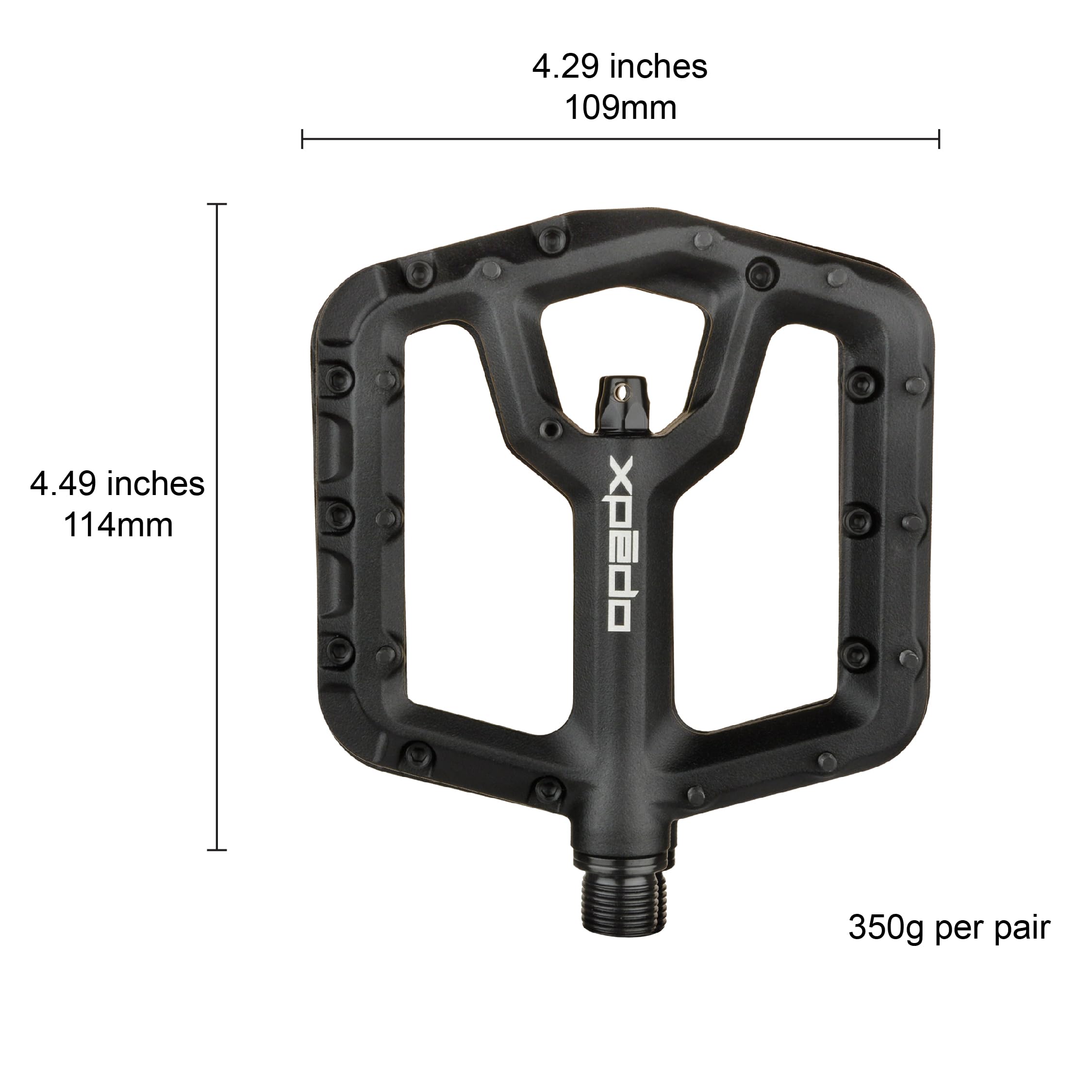 XPEDO エクスペド　フラットペダル　TRIDENT MTB Amazon.com : XPEDO Trident Flat Pedals | 6061 Forged Aluminum Body