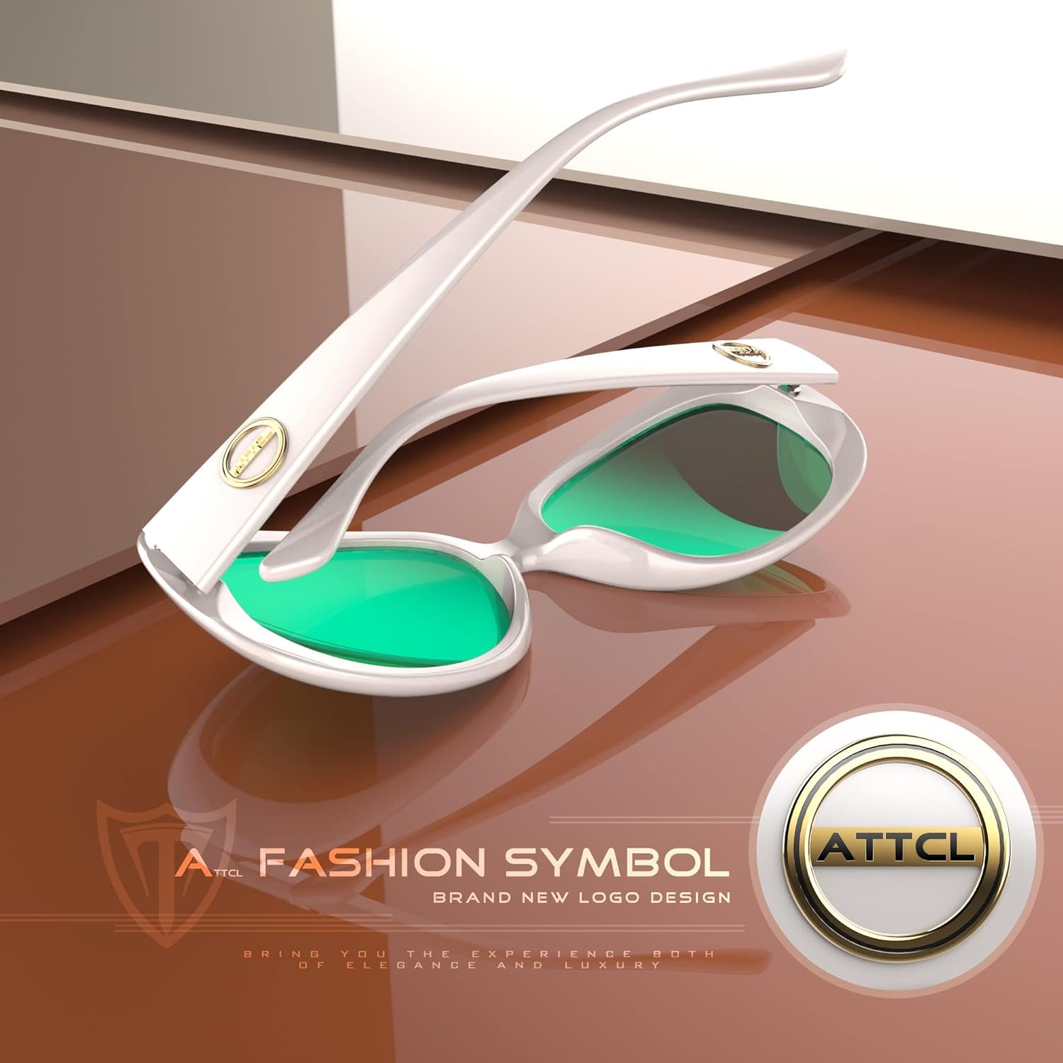 ATTCL Womens Classic Polarized Sunglasses for Women Trendy Oversized Sunglass with UV Protection - Image 5