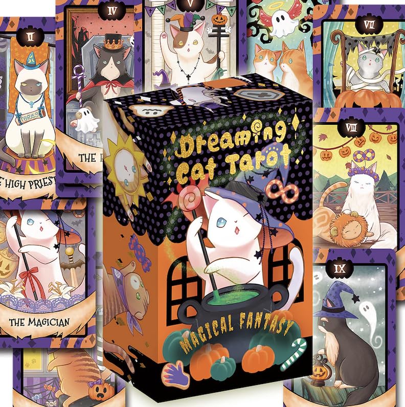 Amazon.co.jp: ドリーミングキャット タロット マジカルファンタジー