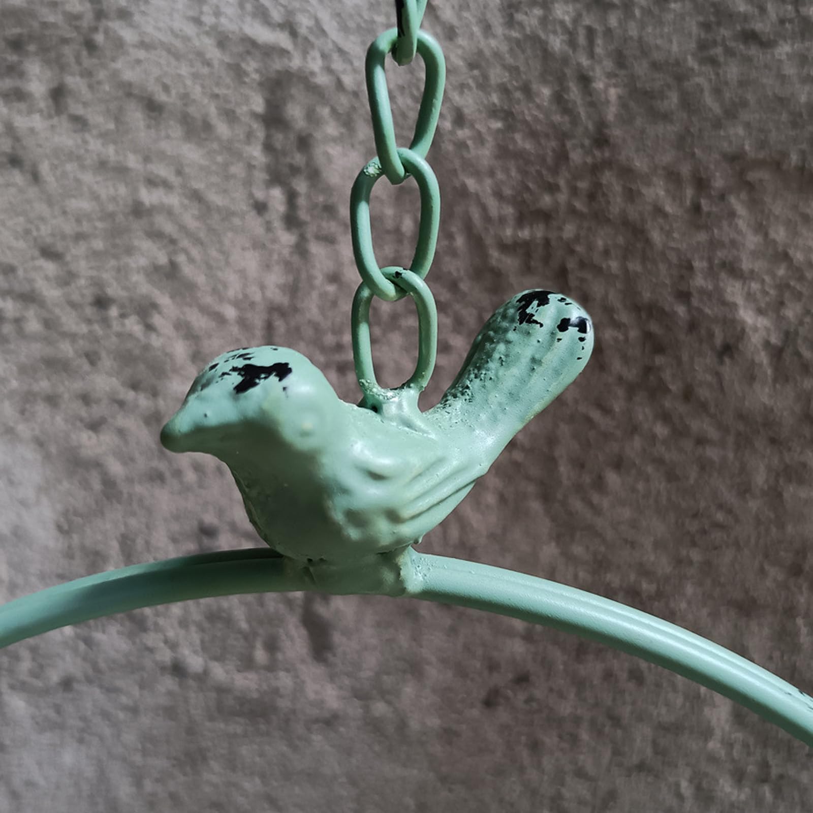 Mangiatoie per uccelli sospese a forma, Green