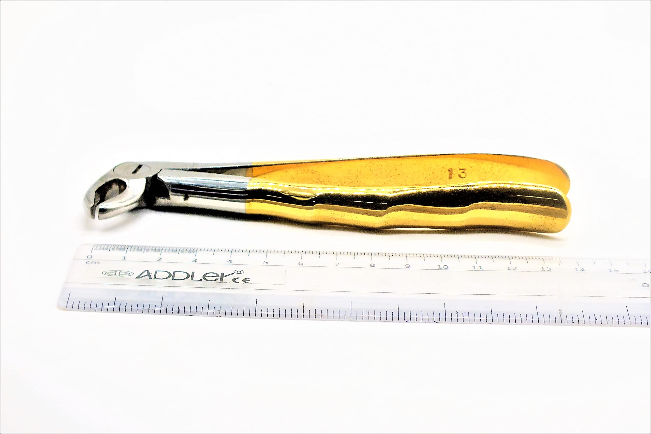 ADDLER DENTAL LOWER PREMOLAR FORCEP NO.13 AMERICAN PATTERN GOLDEN HANDLE. LIFE TIME ANTI RUSTING WARRANTY (B0BWNJ1N22) Amazon Price History, Amazon Price Tracker