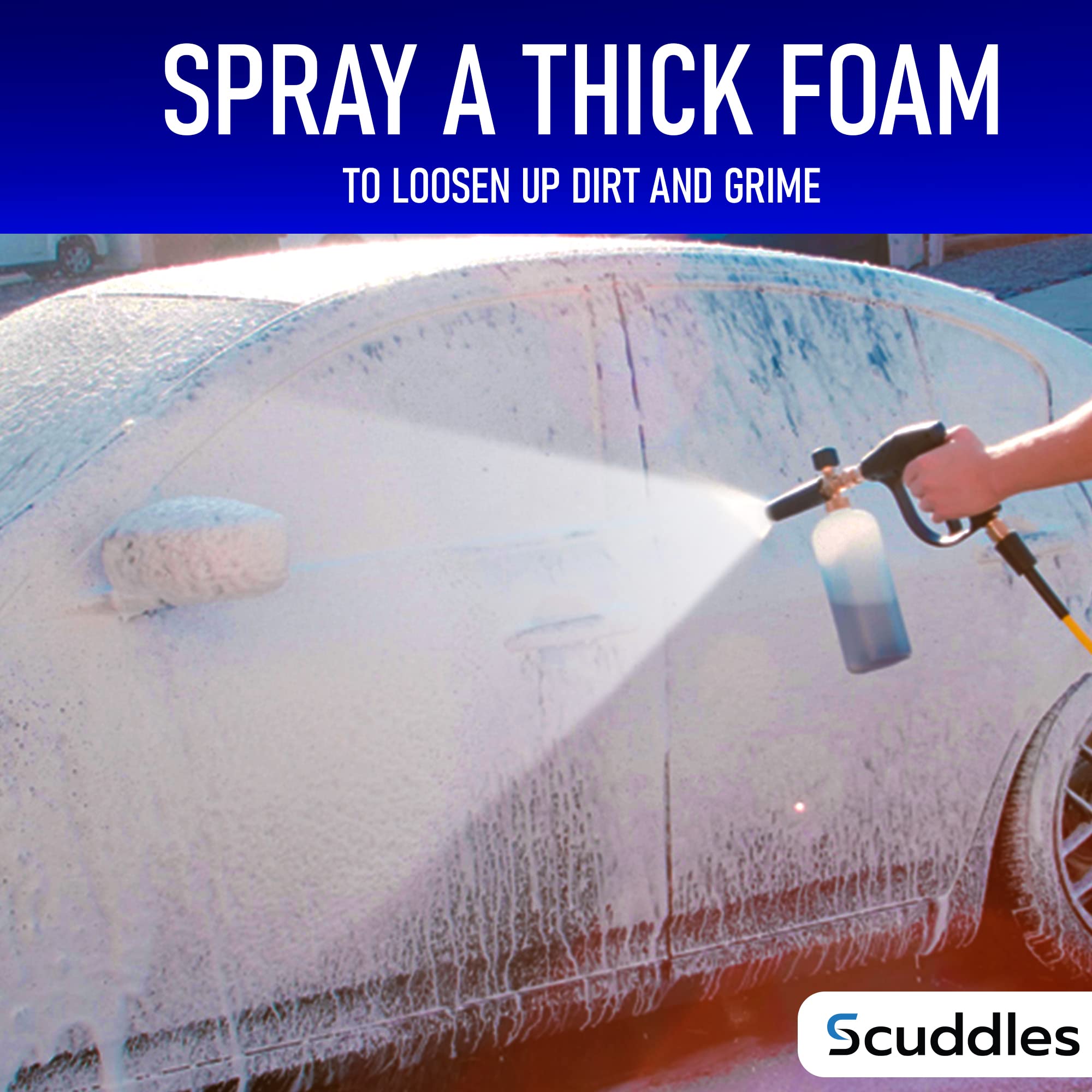 Scuddles Foam Cannon Foam Lance Pressure Washer Upgraded 2022
