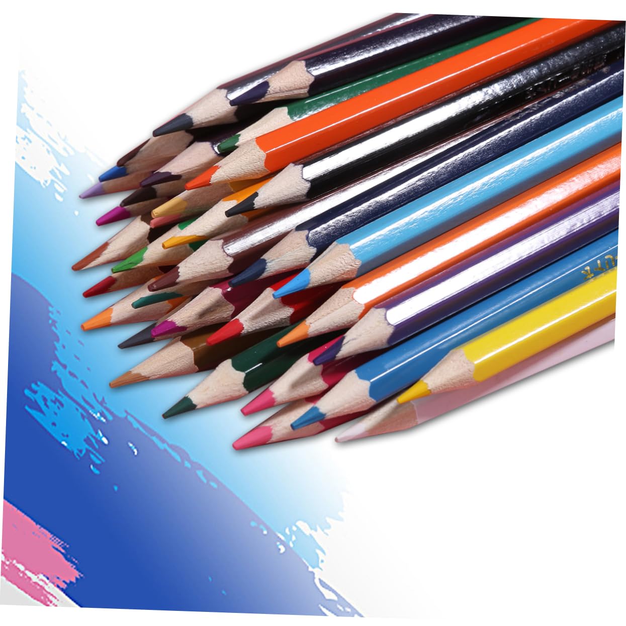 72 Crayons de Couleur en Bois pour Artiste, Dessin et Esquisse