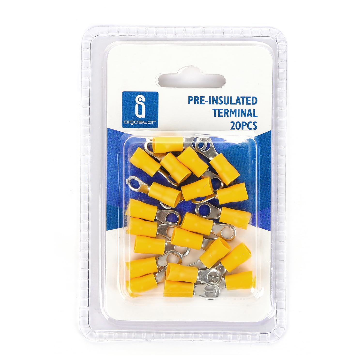 Terminal pre-insulated RV2-4 Yellow (20 pcs./blister)