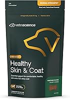 Vista 11 de VetriScience Masticables extra fuertes para piel y pelaje, suplemento Omega Plus para perros, con Omega 3, 6, 9, aceite de pescado y biotina, salud