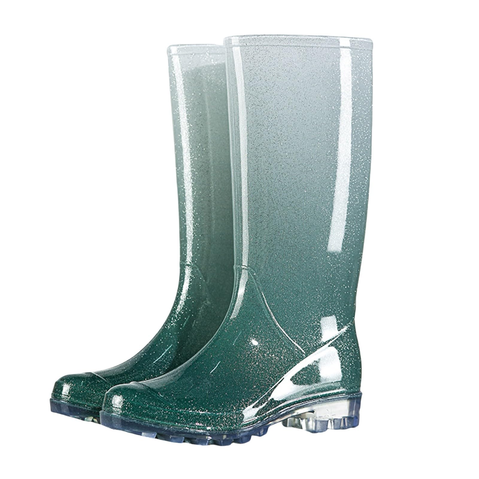Stivali da Pioggia da Donna Scarpe da Pioggia comode Stivali di Gomma Scarpe da Giardino Antiscivolo All'aperto