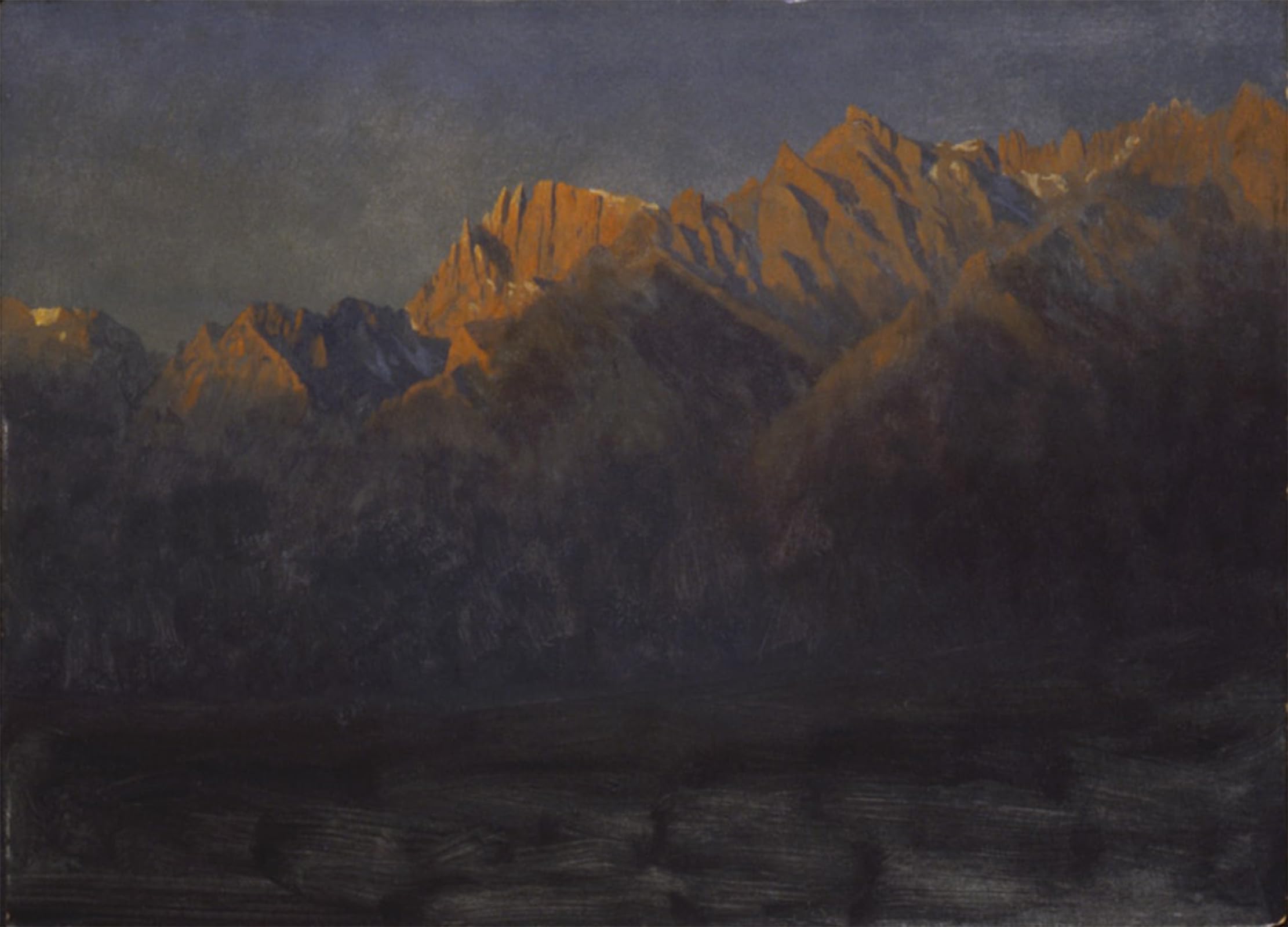 POSTERIIk Vintage Print Pop Art Landscape Artwork Sunrise in the Sierras by Albert Bierstadt Art Prints for Office Home Decor 60x90cm