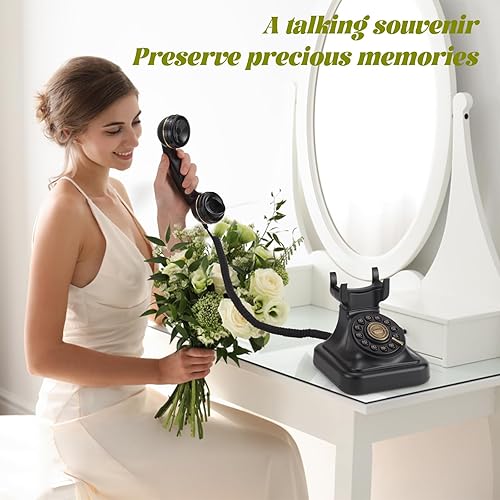 Miniatura 3 de El teléfono de la boda del libro de invitados de audio puede grabar libros de invitados de audio personalizados para bodas, banquetes y fiestas, y