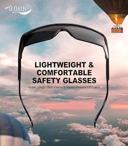 Miniatura 3 de xaegistac Anti-Fog Safety Glasses with Side Shields,UV400 Protective Eyewear,Impact Resistant Safety Goggles for Men Women