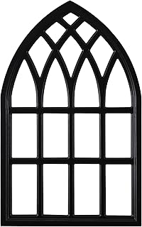 10 Indoor Trellis Ideas for Houseplants and Small Spaces 107 Sintosin Vintage Black Arched Window Frame Wall Decor 20 X 32 Inch, Hang...