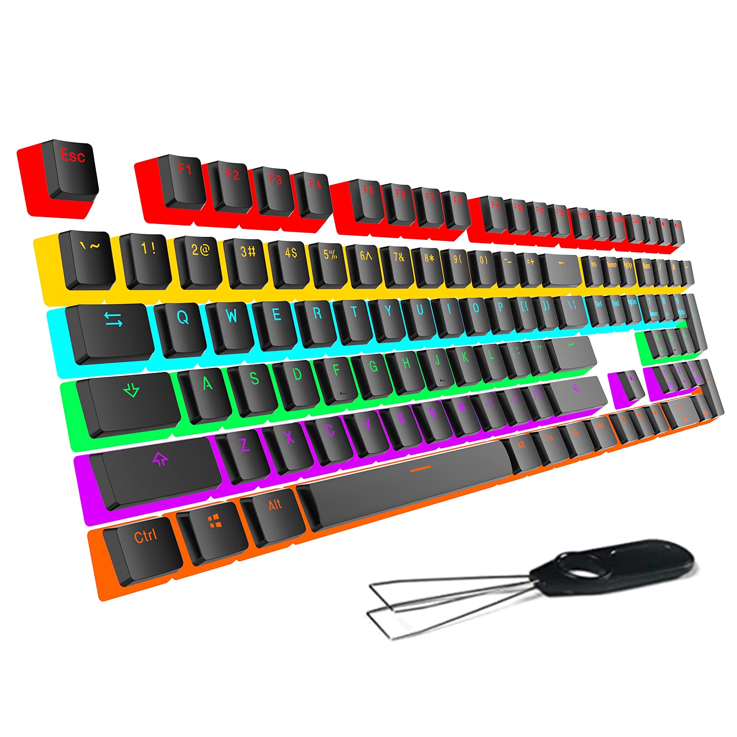 Buy PBT Pudding Keycaps Set Double Keycaps Set with Translucent Layer