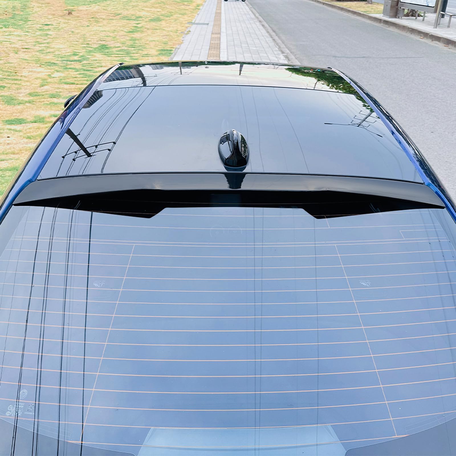 Spoiler labbro bagagliaio posteriore per Alfa Romeo Giulia 2015-2024 2016 nero
