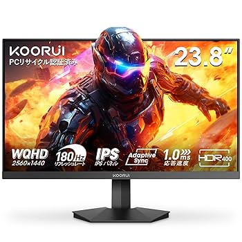 Amazon.co.jp: KOORUI ゲーミングモニター 24インチ WQHD