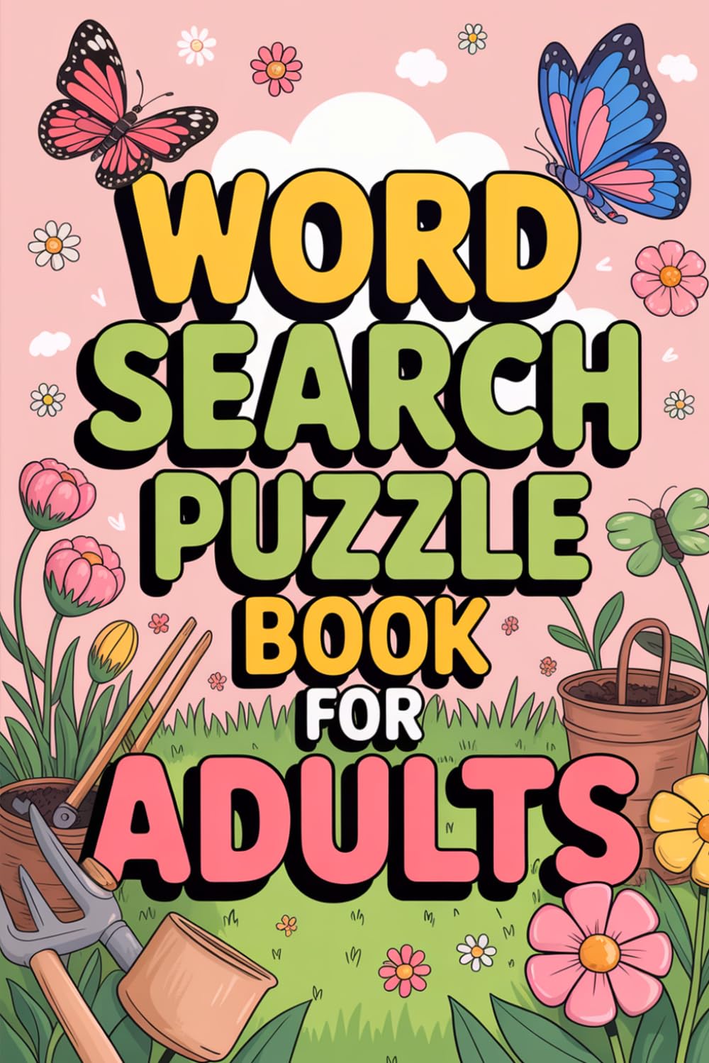 Word Search Puzzle Book for Adults: Weekend-Ready Activity Companion for Grown-Ups with Spring Inspired