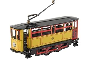 Trolley Wind: Unique and Amusing Metal Trolley Wind-Up Toy for Home Décor
