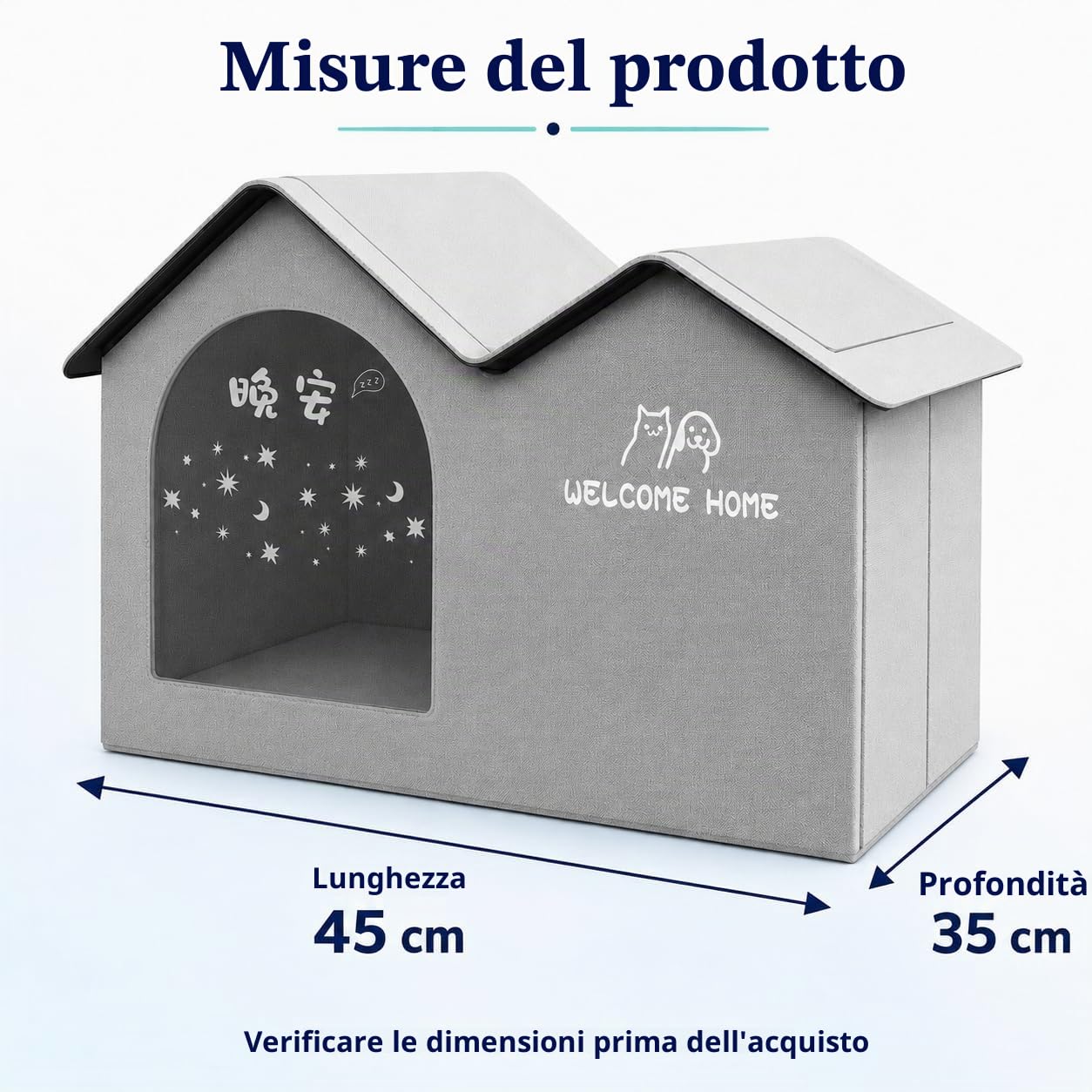 Casetta refrigerante impermeabile per gatti, in tessuto Oxford, per interni ed esterni, con 10 impacchi di ghiaccio per aria condizionata e 2 sacchetti di cotone assorbente, tenda di raffreddamento