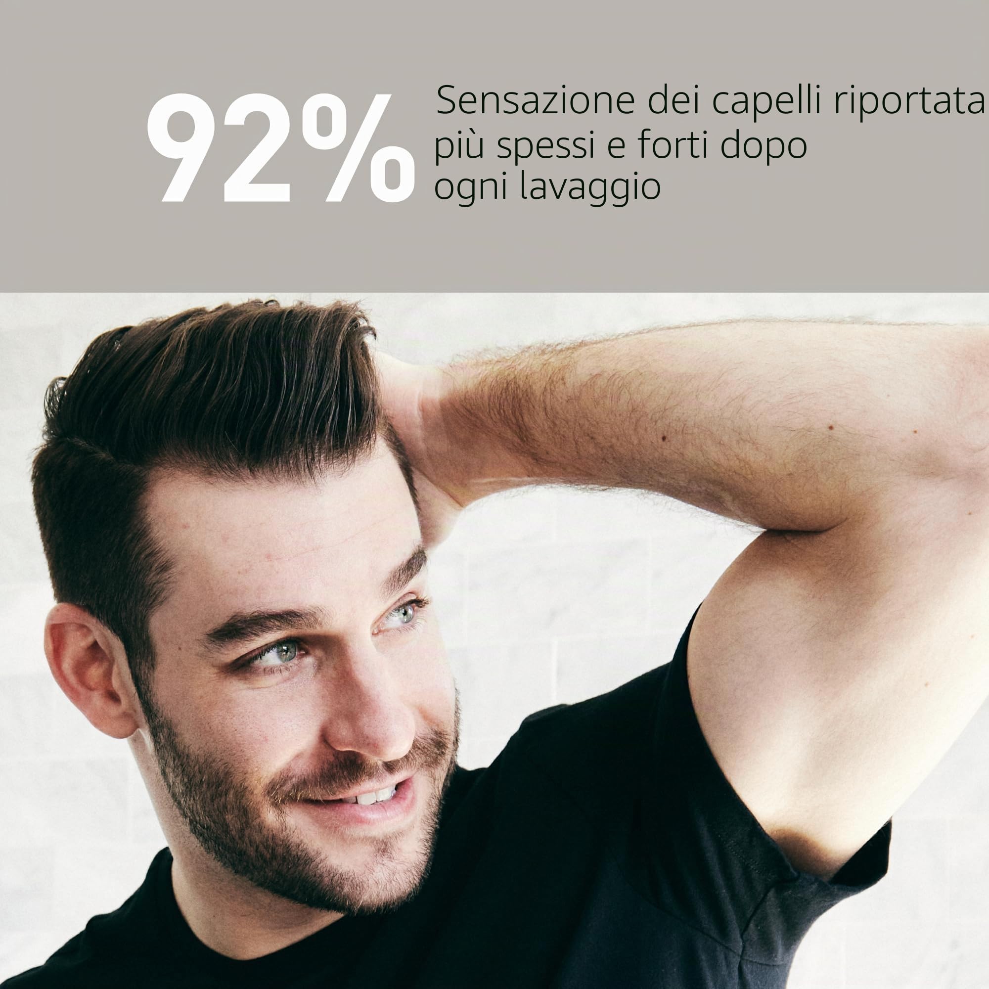 Brickell Men's Set per la cura Rivitalizzante e Quotidiana dei Capelli, Shampoo alla Menta e olio dell'albero del tè + Balsamo Volumizzante e Rinforzante. Naturale ed Organico