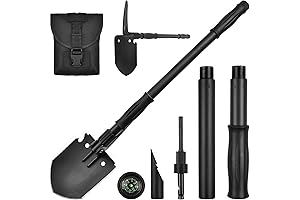 Survival Shovel (28.3'') Multitool Military Spade Folding Tactical Shovel