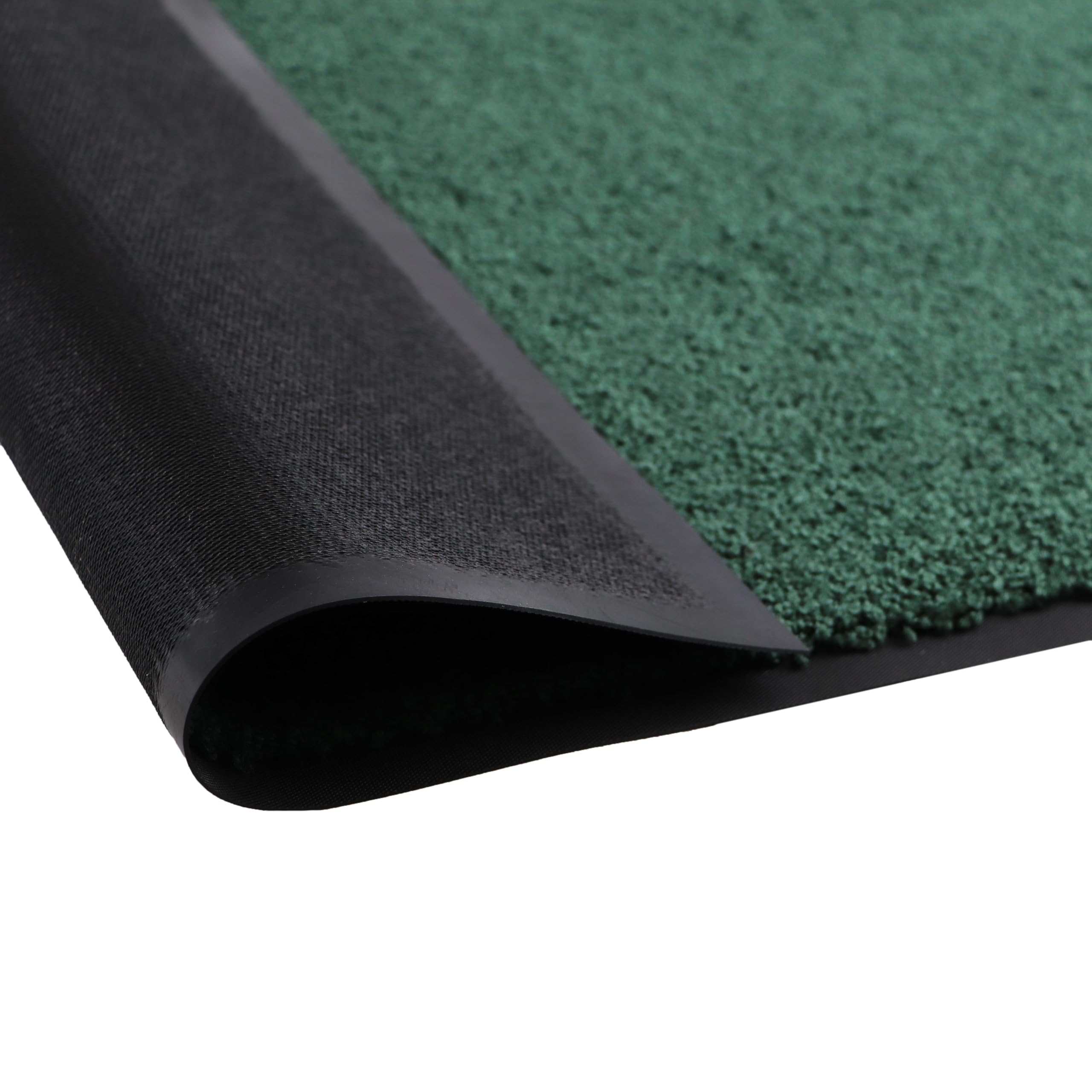 Primaflor Schmutzfangmatte | 90x150cm | Waldgrün | 100 % Polyamid-Tuft, 6 mm stark, Eco-Gummi-Rücken, für Eingang, Flur, Büro, Feuchtraum und Messe