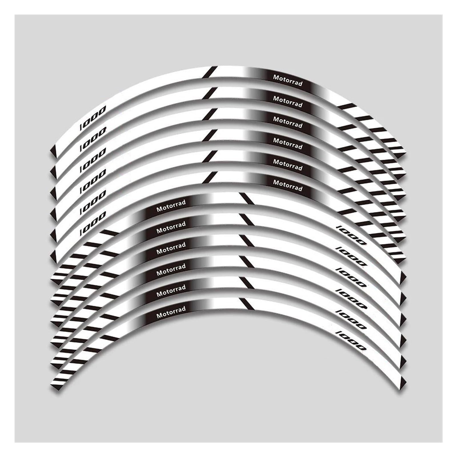 Motorcycle Wheel Stickers Night Reflective Decorative Rim for BMW S1000XR S1000 XR S 1000XR S1000xr(Style 3)