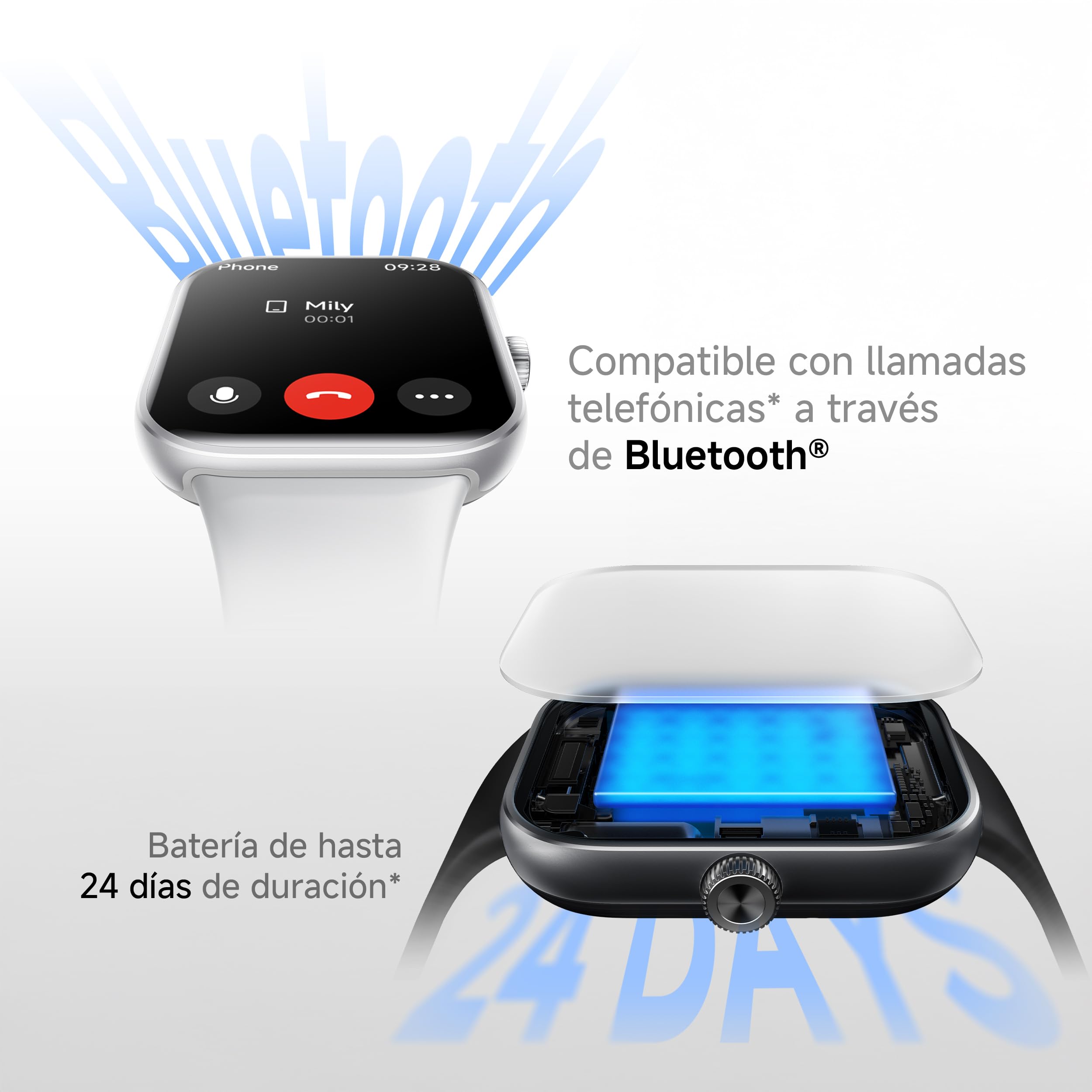 XIAOMI Redmi Watch 5 Smartwatch, 2.07" LCD Display, 24 Days of Bat Life, 150+ Sports Modes, 2 MIC 5ATM Waterproof, Bluetooth Calling Music Heart Rate, Fitness-Tracker (Obsidian Black)