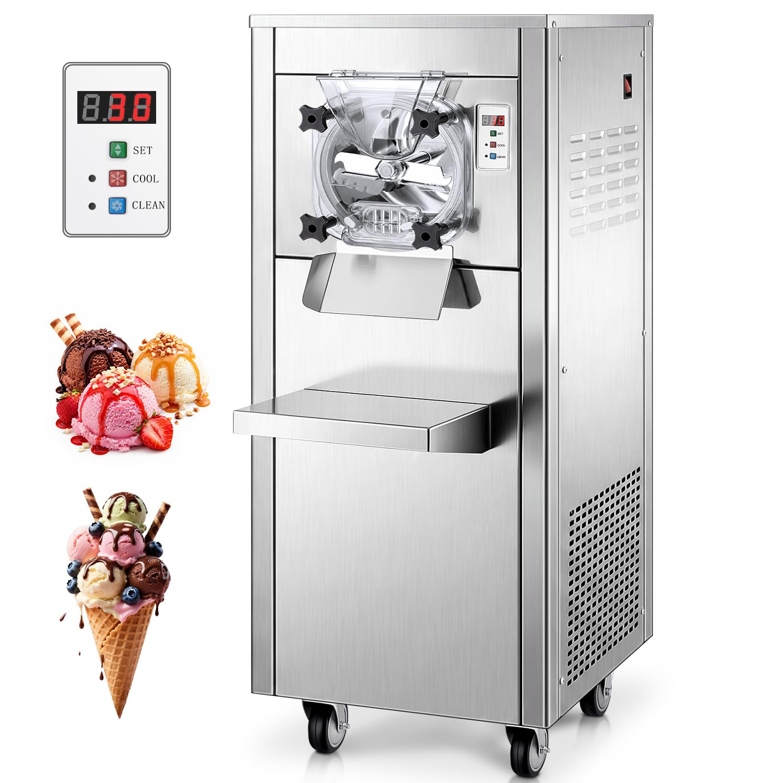 FOHERE 128Y Hard Serve Ice Cream Machine