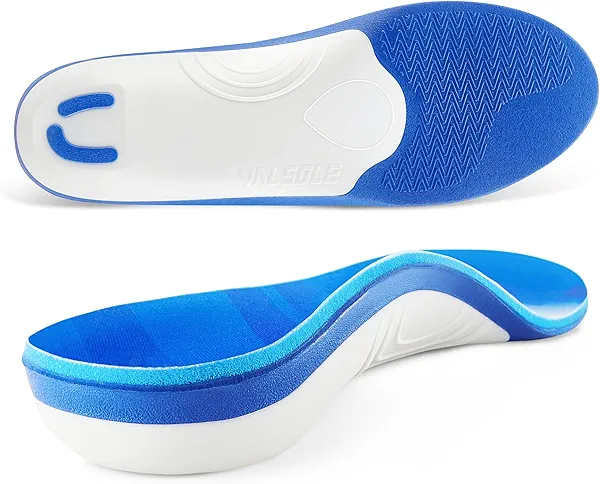 VALSOLE MaxStabilize Insoles - Orthotics for Heel Pain Relief - High Arch Support Orthotic Inserts for Plantar Fasciitis-Heel Spur - Work Boot Shoe Insoles for Men Women - All Day Superior Comfort