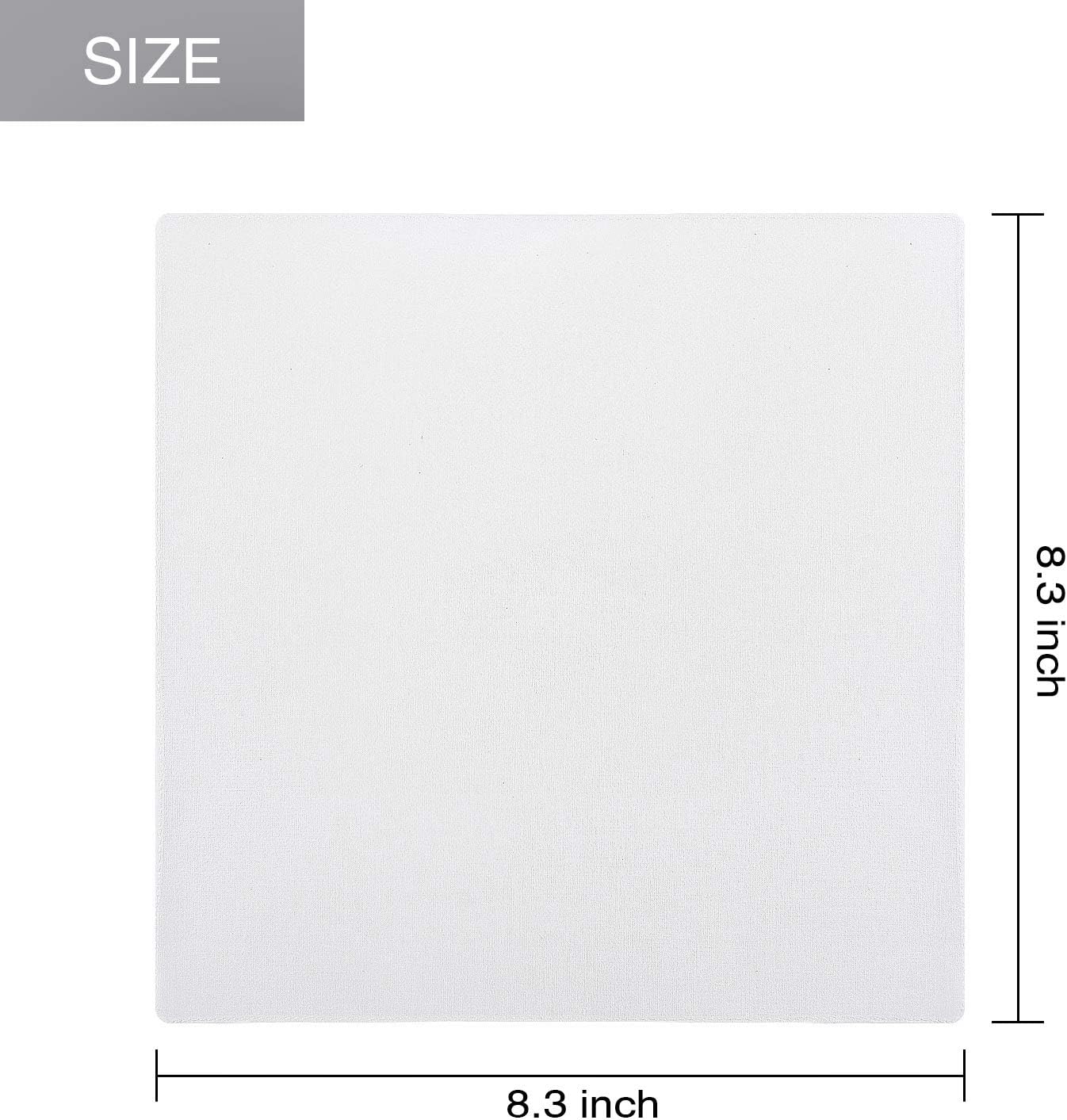 Leinuosen White Handkerchiefs Classic Hankies Bulk Set Pocket Square Towel Small Size for Tea Parties for Men - Image 4