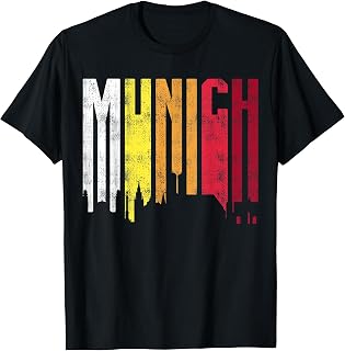 Vintage Munich Bavarian Oktoberfest Retro Bayern T-Shirt