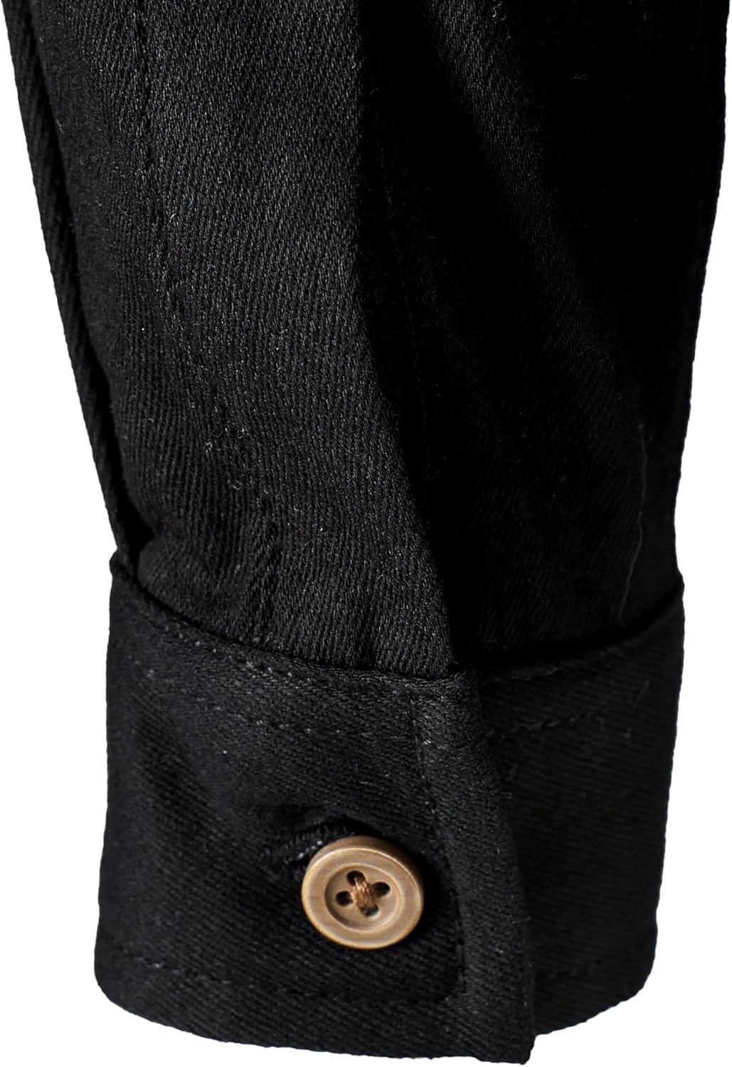 JOGAL Boys Stretch Denim Shirt Long Sleeve Button Down Shirts Casual Shirts with Two Pockets for Kids 6-14 Years - Image 5