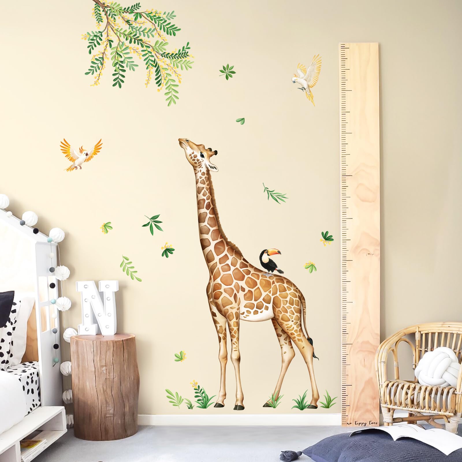 Murales Decorativos Pared Pegatinas De Pared Animales Jungla - Vinilo  Reutilizable Para Habitación Infantil De Mi Para Mi, image size:1600x1600