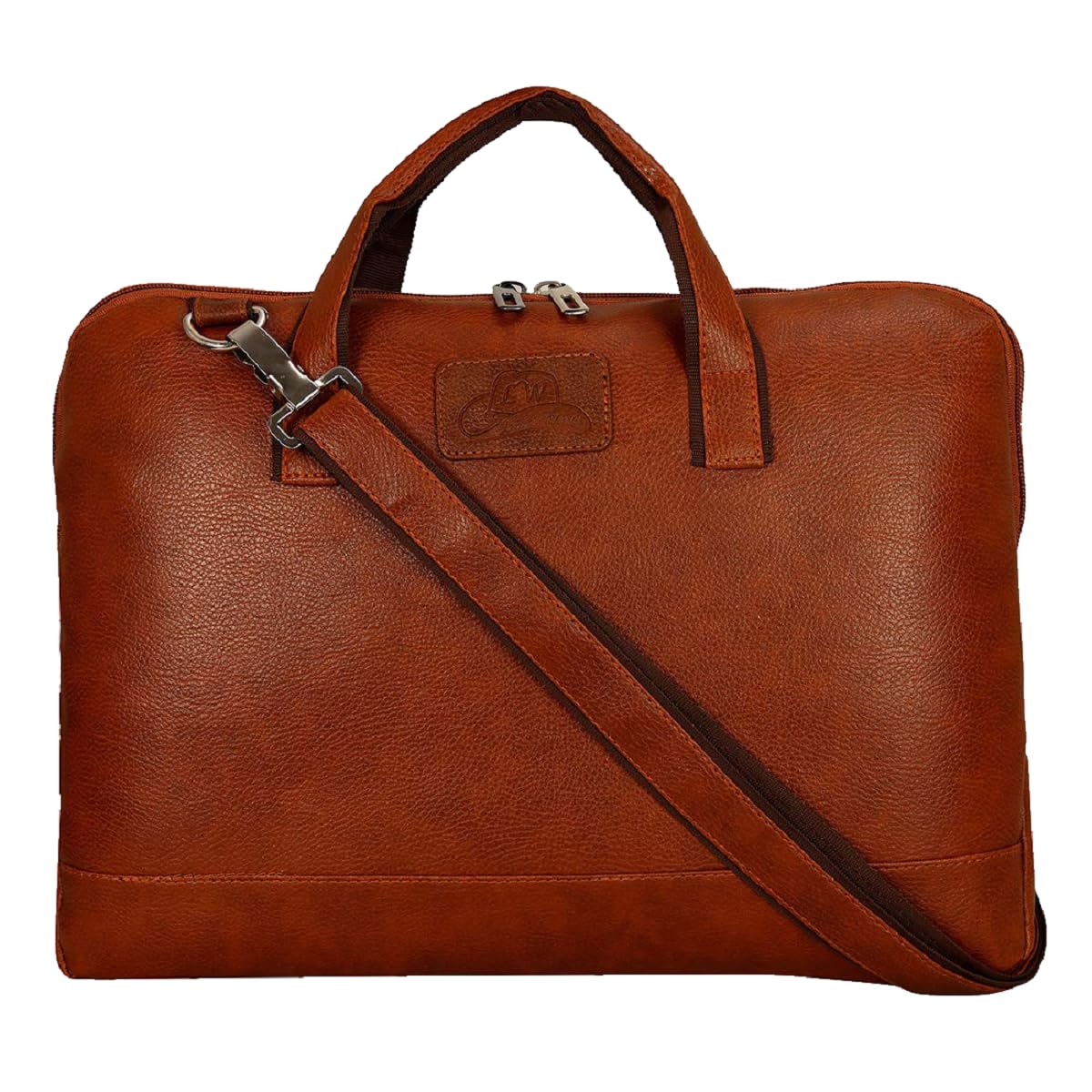 Leather World Unisex Adult Mens Laptop Bag 15.6 inch Side Shoulder Briefcase Satchel Messenger Business Bags for Men & Women - Tan (6 Month Warranty) (B0CHW8F3XD) Amazon Price History, Amazon Price Tracker