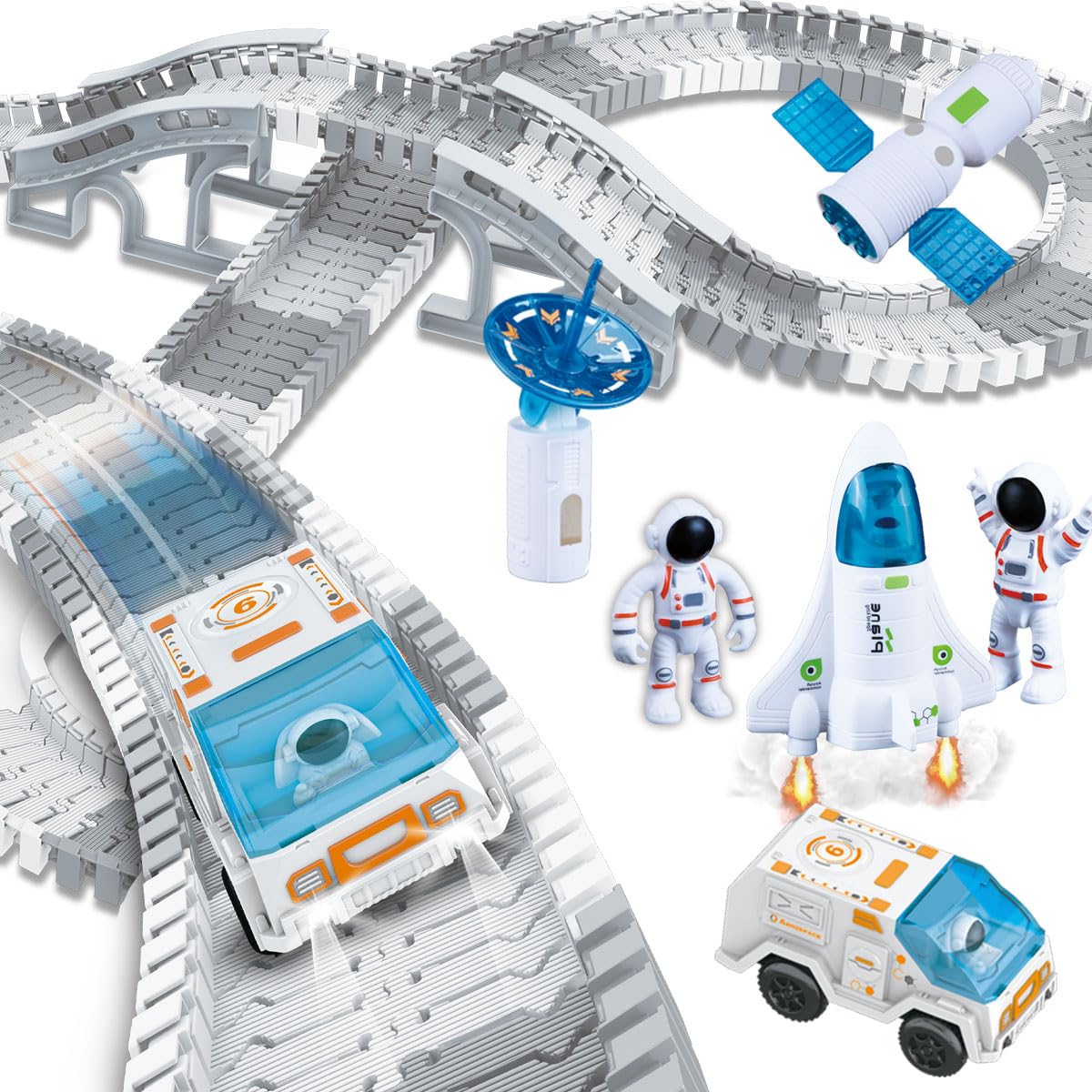 Exciting Space Orbit Set:Exciting Toy for Boys and Girls,The to Stimulate Imagination and Have Fun with Spaceships… (Space Railcar - 2017)