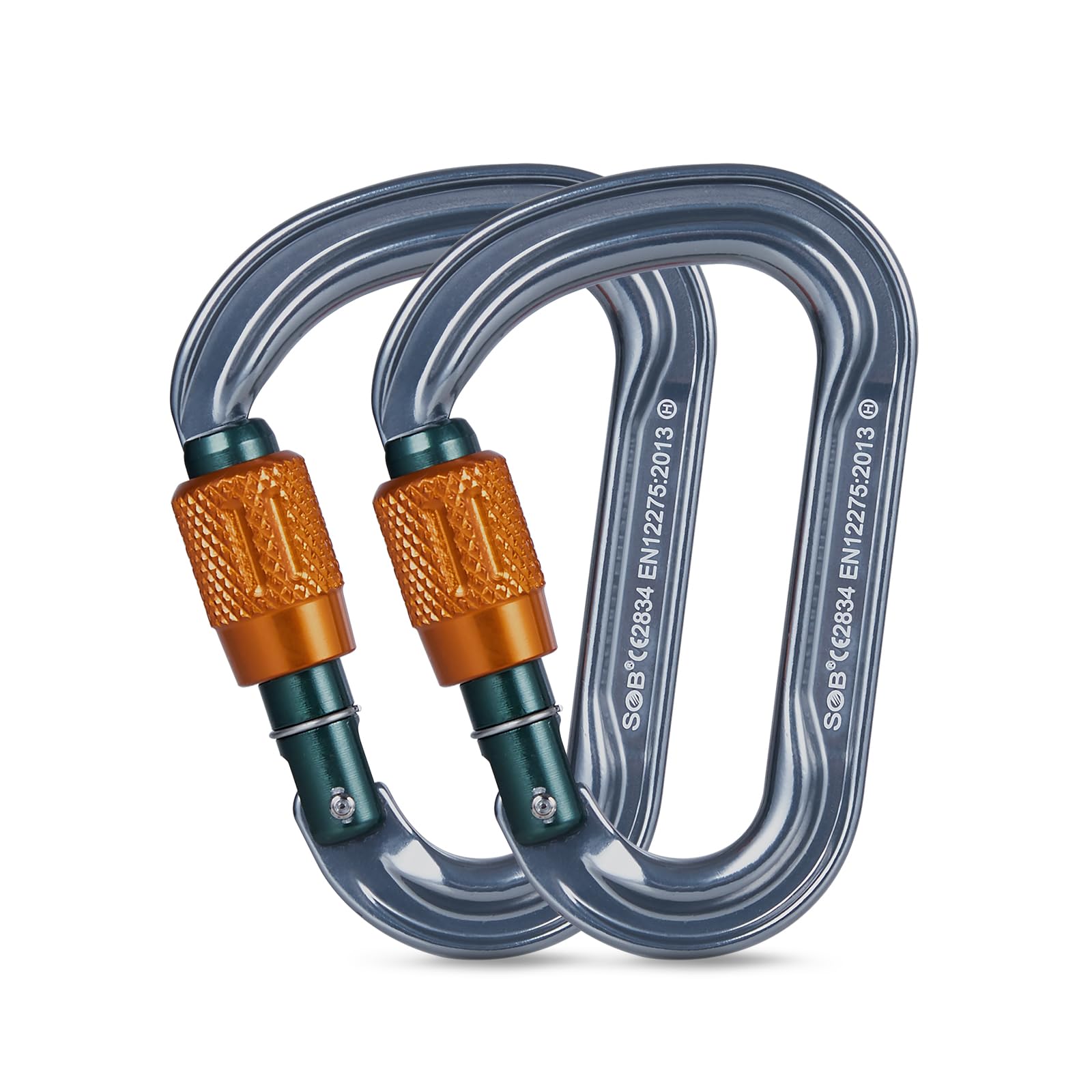 Heavy Duty Carabiner Clips -Auto Locking Climbing Carabiner, Industrial Strength Climbing Hooks for Keychains, Outdoor Gear, Backpacks, Hiking & Camping