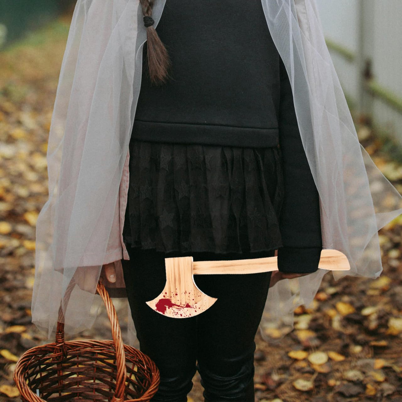Holzoptik Beil Axt Requisiten: Halloween Axt Spielzeug Holzfäller Kostüm Requisiten 3 Stück Gefälschte Holzäxte Handaxt Theater Requisiten Gruselige Horror Spielzeug Lieferungen