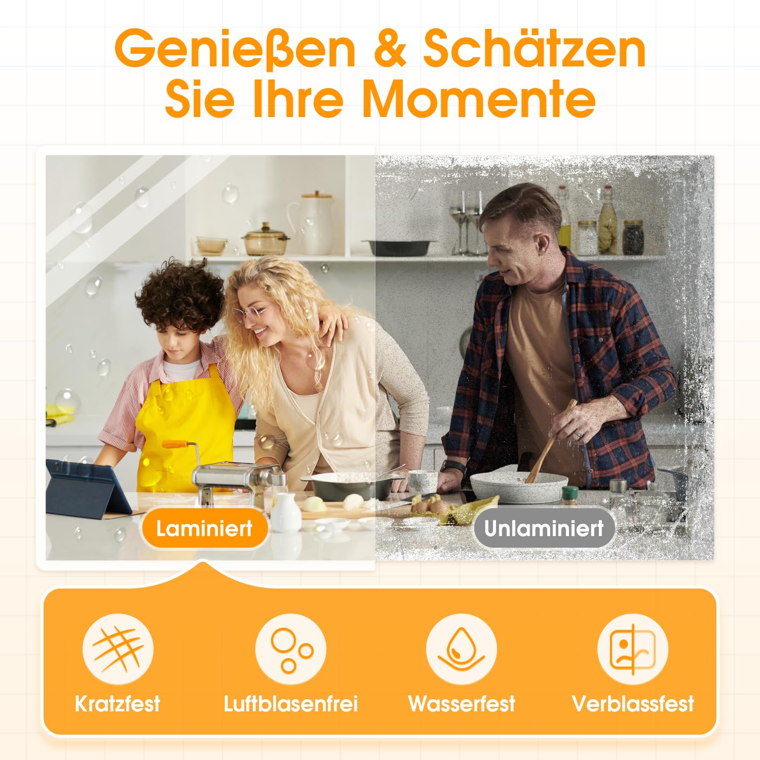Cenova Laminiergerät A3, 4 in 1 Laminiergerät mit 10 Laminierfolien für A3/A4/A5/A6, Heiß und Kalt Laminiergerat Set mit Papierschneider und Eckrunde