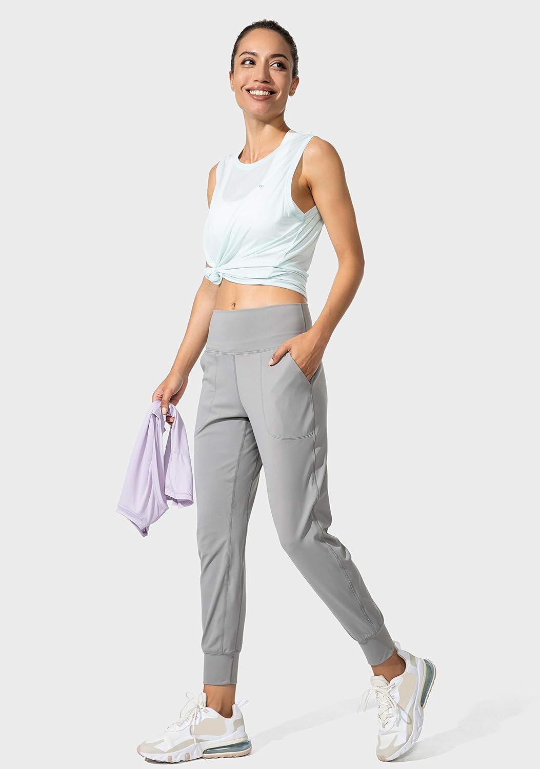 G Gradual Women's Joggers High Waisted Yoga Pants with Pockets Loose Leggings for Women Workout, Athletic, Lounge - Image 5