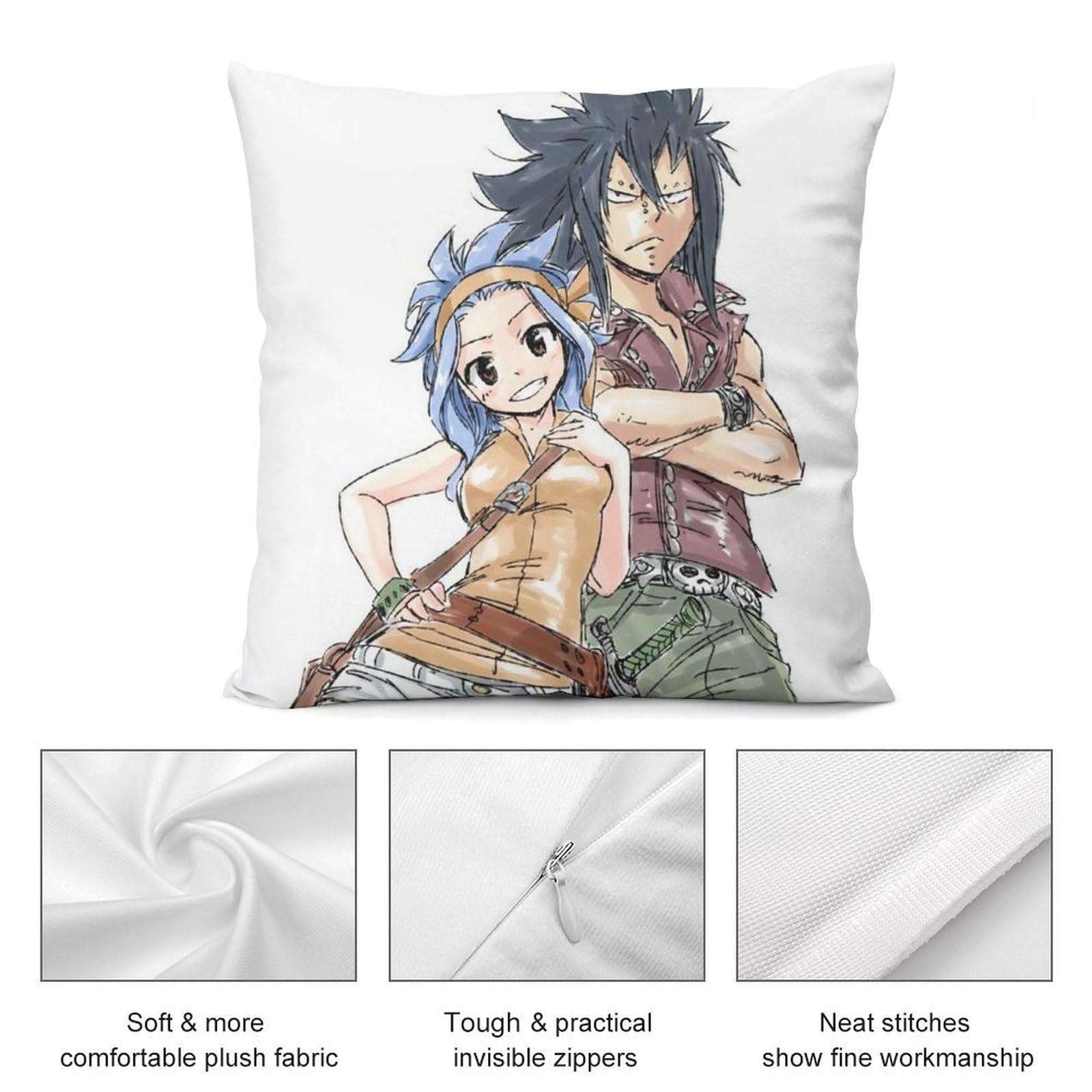 FAIRYTAILフェアリーテイル クッション Amazon.co.jp: フェアリーテイル クッションカバー 抱き枕カバー
