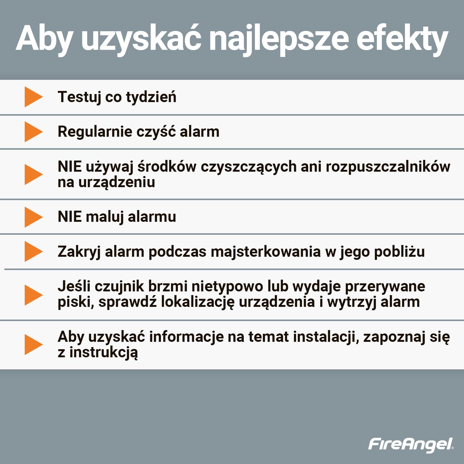 Fire Angel – FA3313 Czujnik Czadu z Alarmem – Czujka Czadu do Domu na 10 Lat z Wymiennymi Bateriami na 1 Rok – Przenośny Czujnik Tlenku Węgla
