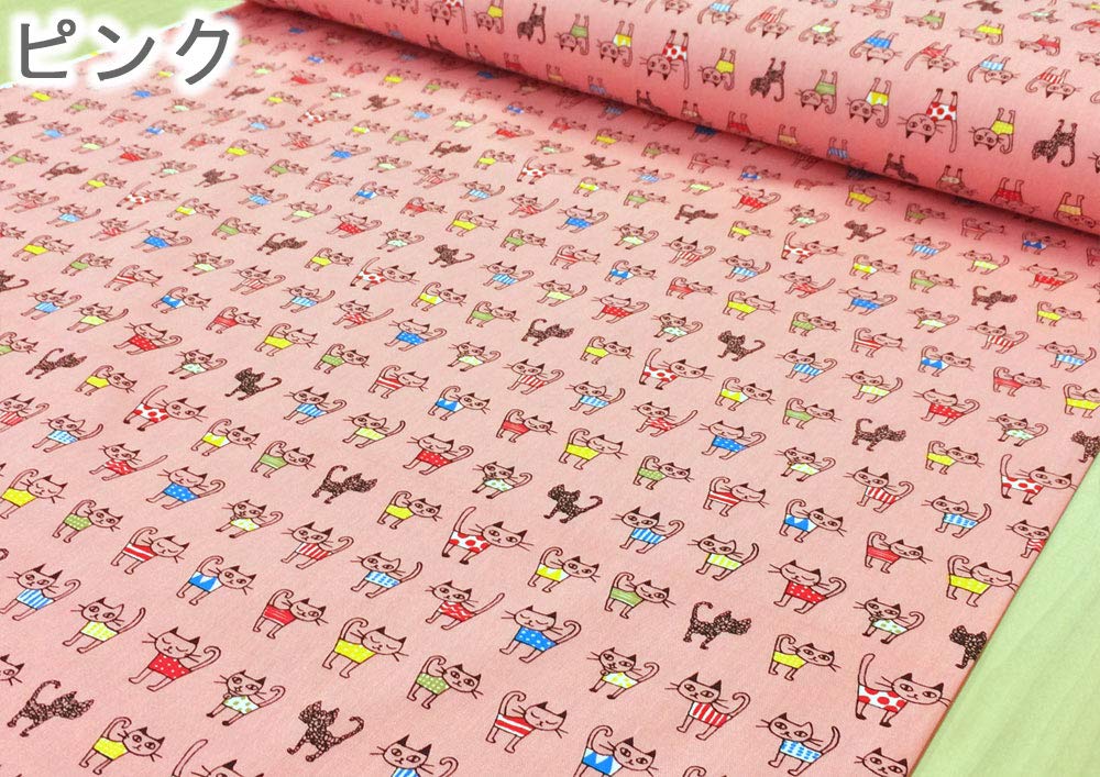 Amazon | 猫柄 生地 キュートなねこちゃん Gポプ 布 布地 手芸