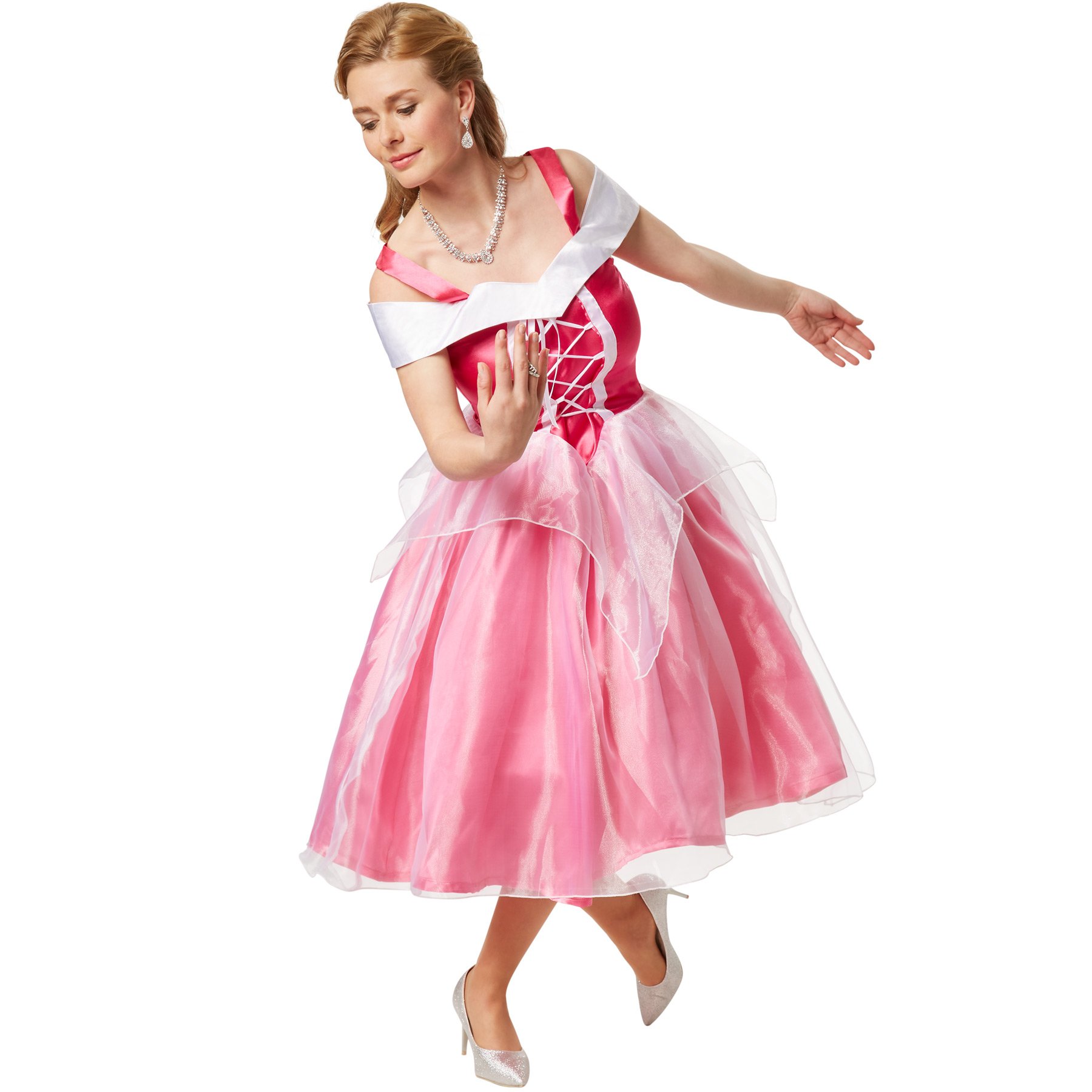 Dressforfun Costume Principessa Del Castello Per Donna, Abito Lungo In Velluto E Chiffon Con Ornamento Per Capo
