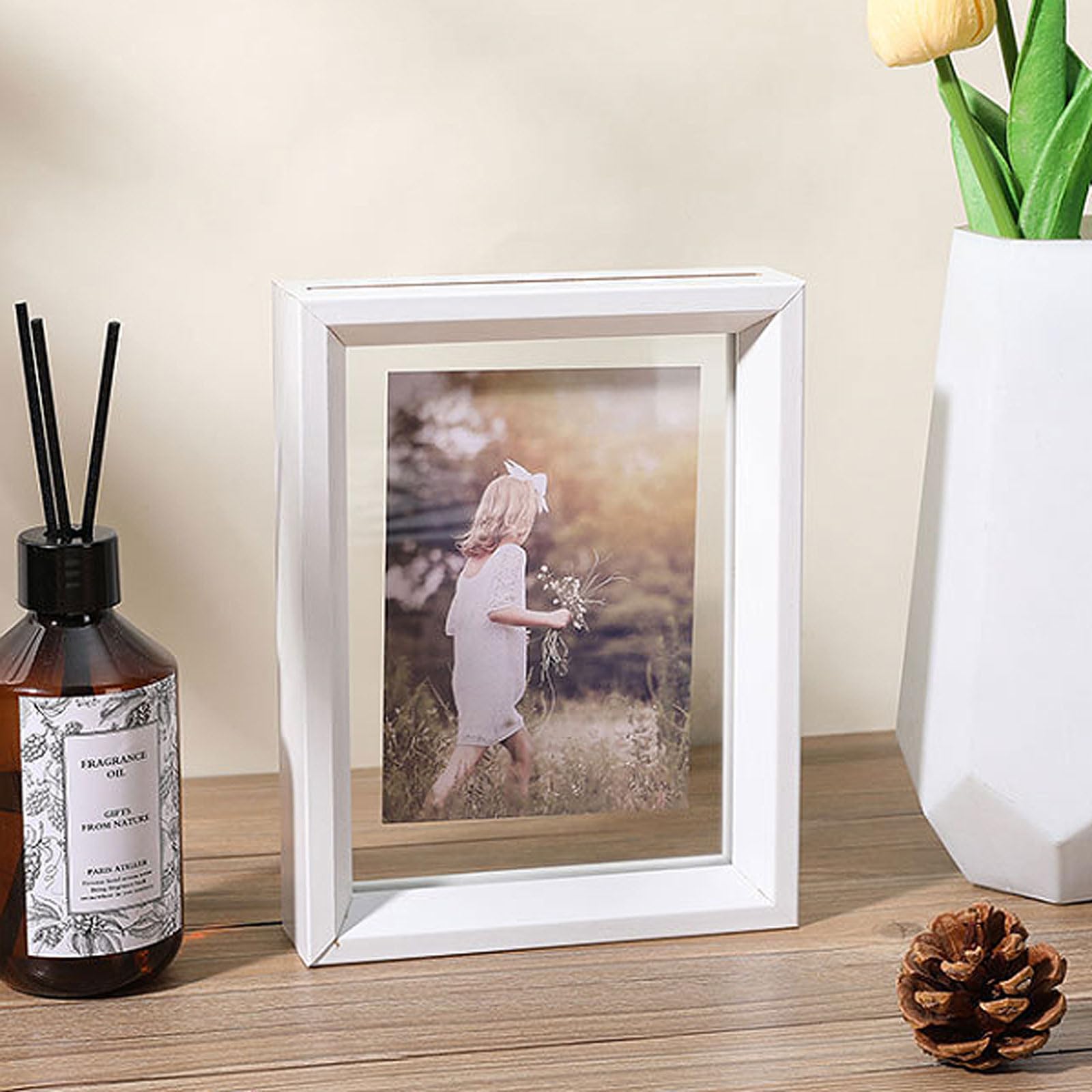 a4 frame, Acrylic Double Sided Picture Frame Multicolor(Wit,A3)