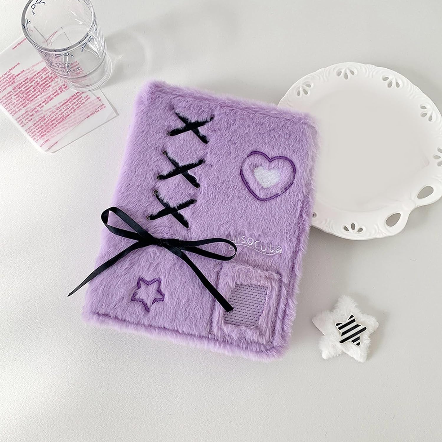Plush Korean Popular Photocard Binder Covers Plush Card Collector Album Photo Album Korean Popular Photocards Holder
