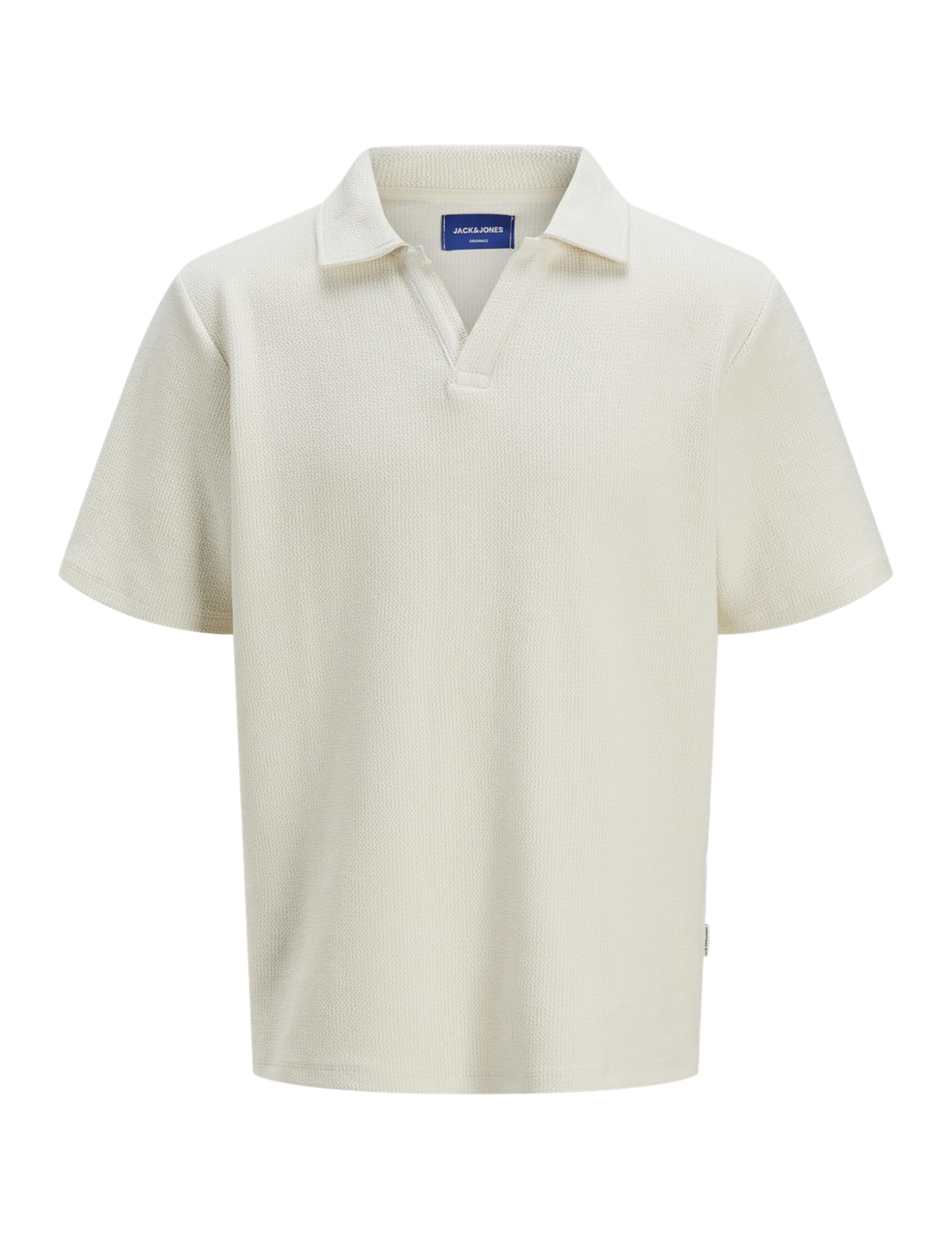 Jorislington Texture Polo SS, Antique White, M