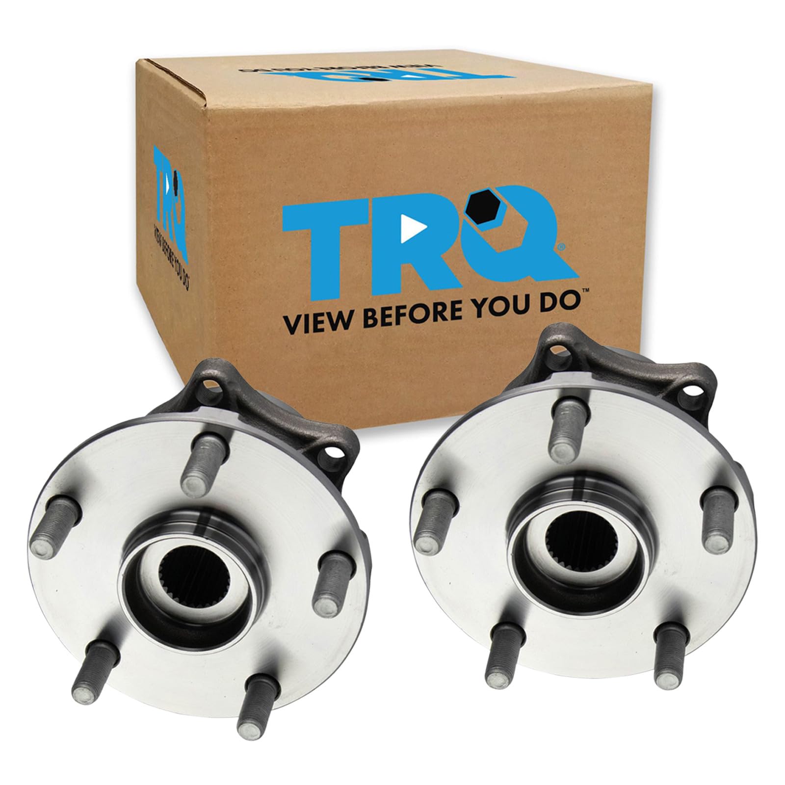TRQ Rear Wheel Bearing &amp; Hub Assembly Set