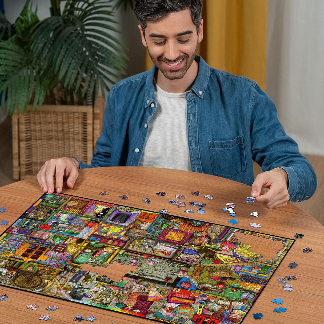 Amazon.com: Ravensburger The Craft Cupboard 1000 Piece Jigsaw