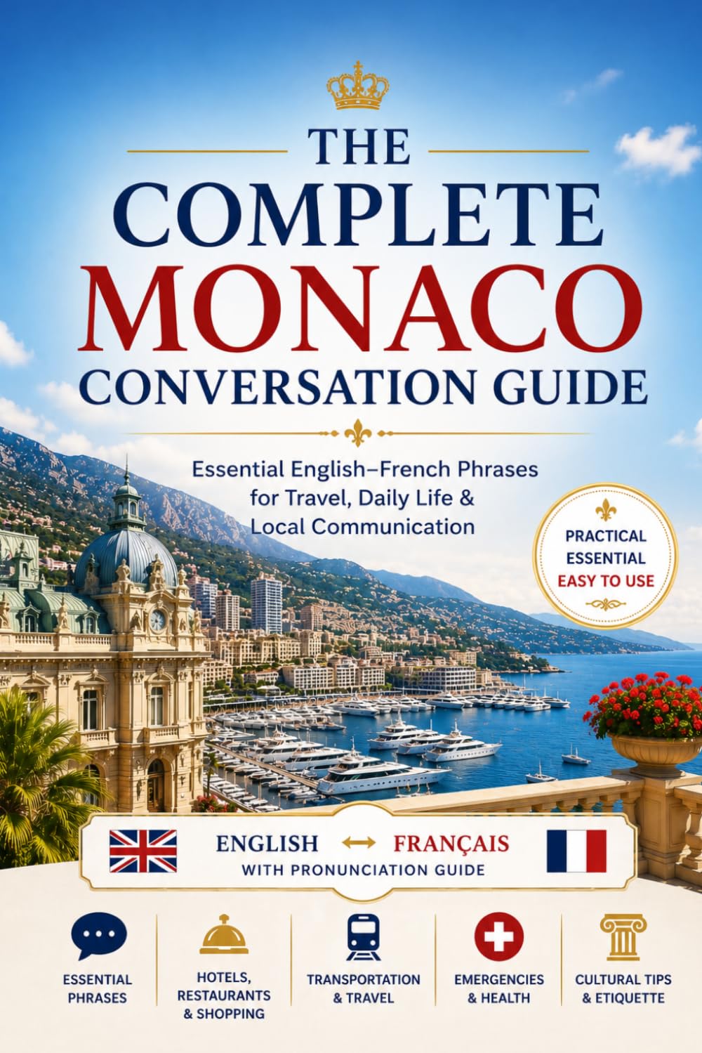 The Complete Monaco Conversation Guide: Essential English–French Phrases for Travel, Daily Life & Local Communication