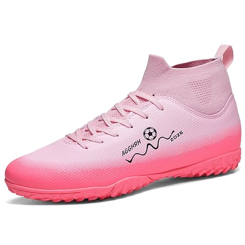 Men's Soccer Shoes Firm Ground High-top Football Cleats FG AG
