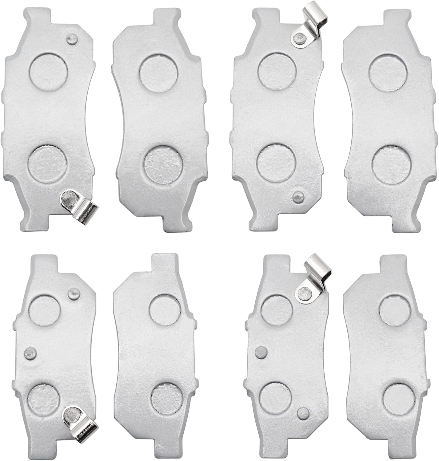 Brake Pads Front Rear Ceramic for Honda Big Red 700 MUV700 2009 2010 2011 2012 2013, OEM# 06451-HL1-A01 06452-HL1-A01 06454-HL1-A01 06455-HL1-A01